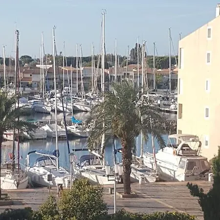40m2 Avec Solarium, Proche Plage, Vue Sur Les Bateaux, Au Calme Appartement Agde