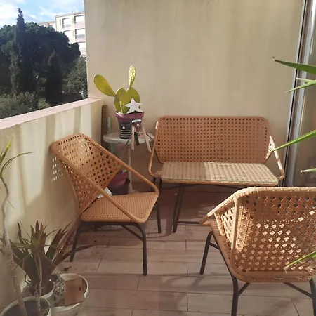 Appartement 40m2 Avec Solarium, Proche Plage, Vue Sur Les Bateaux, Au Calme Agde
